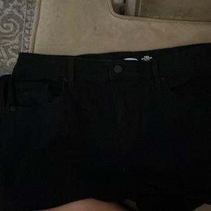 Old Navy power slim straight high rise size 18 secret sl pockets black jeans